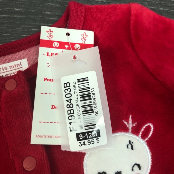 Velvet pyjama - 0-3 months - Picture 4 of 5